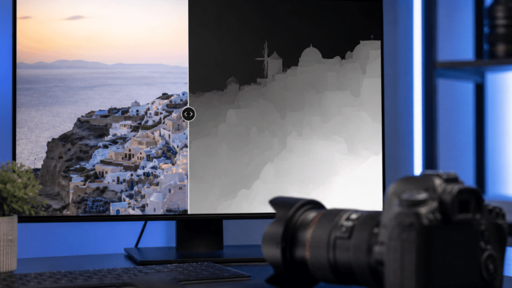 Get a depth map from any photo and use it for real lens blur