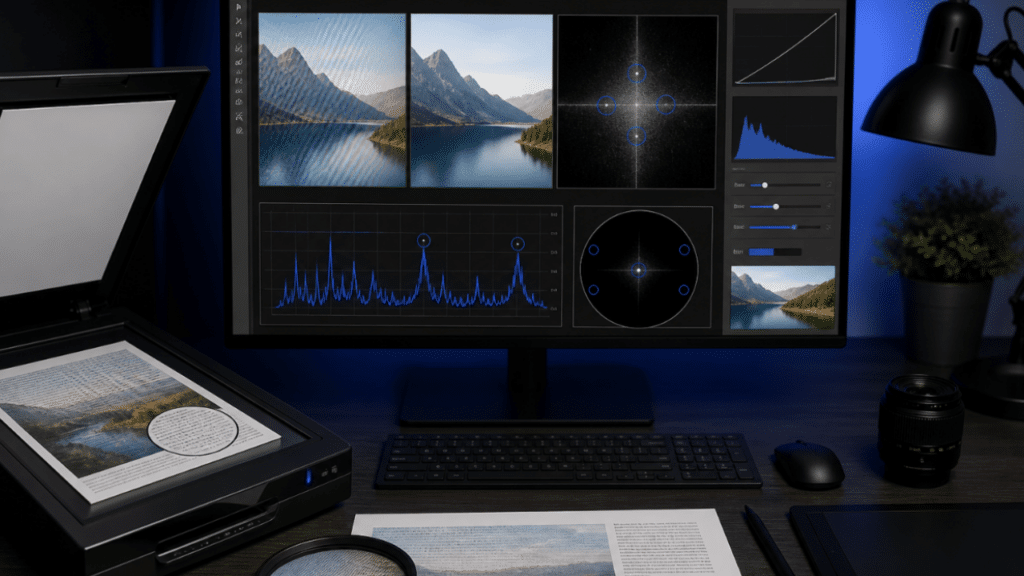 Remove Moire From a Scanned Image: Why Blurring Never Works